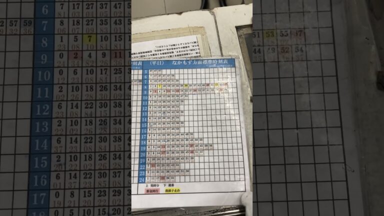大阪メトロ中央線の時刻表ガイド