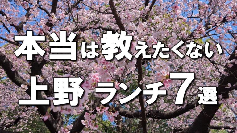 上野駅周辺のおすすめランチスポット