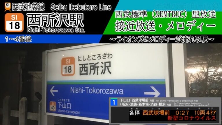 西所沢駅構内の便利な地図ガイド