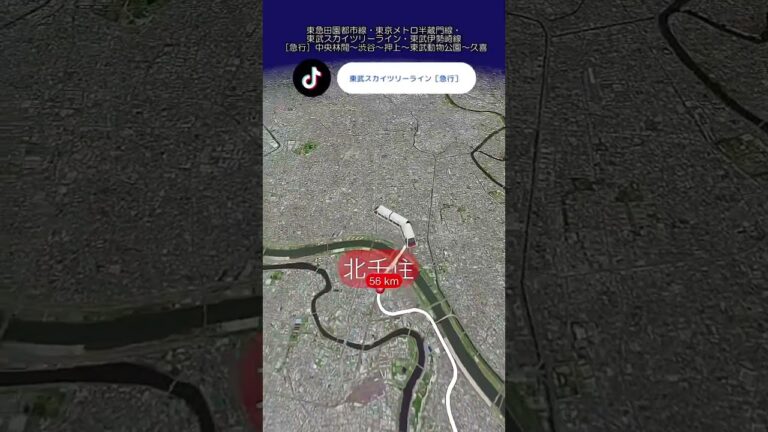 東武スカイツリーライン中央林間行き路線図の徹底ガイド