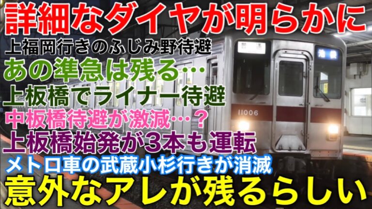 東武東上線川越駅の時刻表ガイド